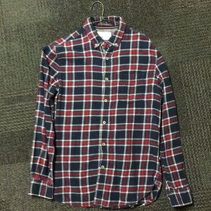 Mens Blue Plaid Flannel | Size: Small